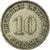 Moneta, GERMANIA - IMPERO, Wilhelm II, 10 Pfennig, 1907, Hamburg, MB+