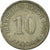 Moneta, NIEMCY - IMPERIUM, Wilhelm II, 10 Pfennig, 1905, Berlin, VF(20-25)