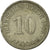 Moeda, ALEMANHA - IMPÉRIO, Wilhelm II, 10 Pfennig, 1905, Berlin, VF(20-25)