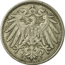 Coin, GERMANY - EMPIRE, Wilhelm II, 10 Pfennig, 1909, Munich, VF(30-35)