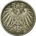 Moneta, NIEMCY - IMPERIUM, Wilhelm II, 5 Pfennig, 1904, Muldenhütten