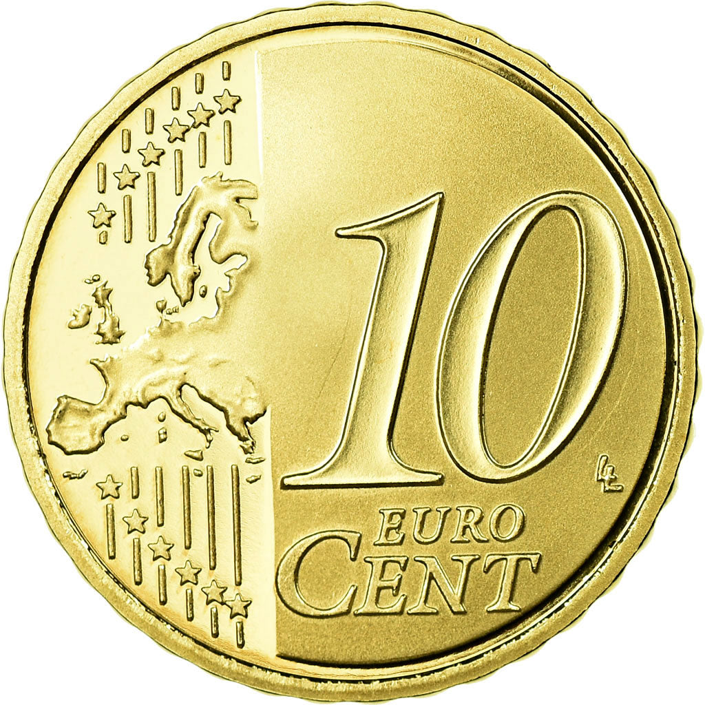 Frankrijk, 10 Euro Cent, 2007, BE, FDC, Tin, KM:1410
