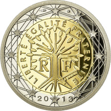 France, 2 Euro, 2013, BE, MS(65-70), Bi-Metallic, KM:1414