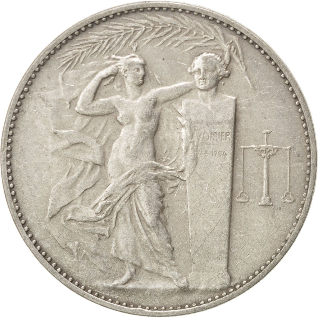 Frankreich, Medal, French Fourth Republic, Business & industry, SS, Silber