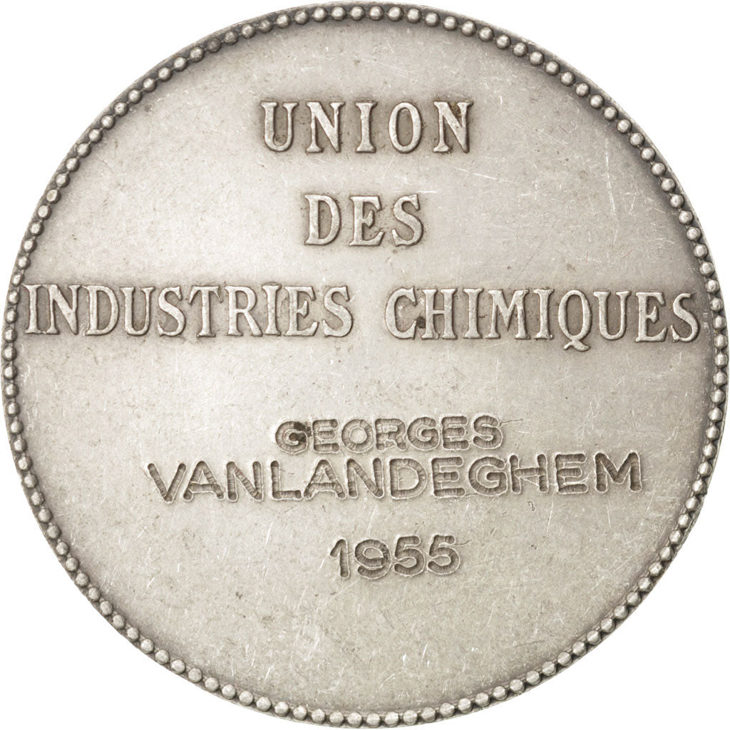 Frankreich, Medal, French Fourth Republic, Business & industry, SS, Silber