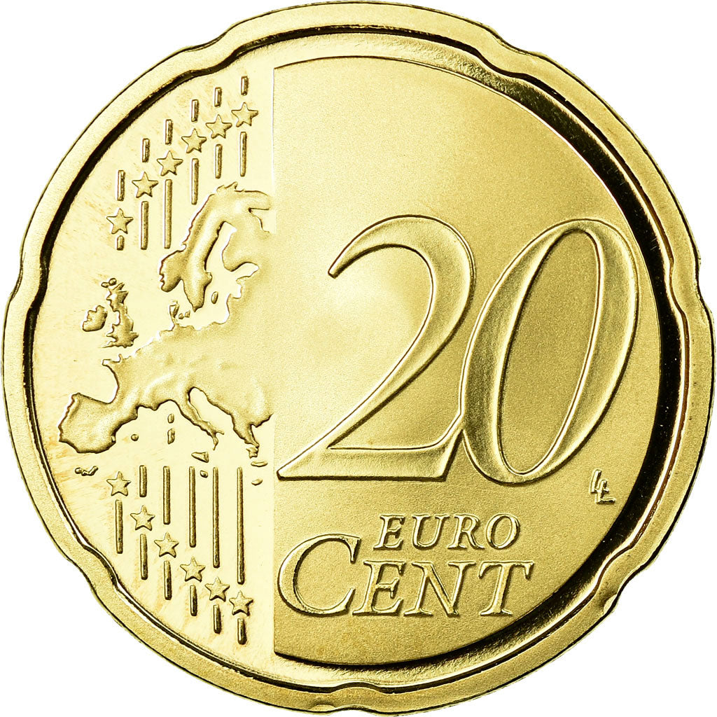 Frankreich, 20 Euro Cent, 2013, BE, STGL, Messing, KM:1411