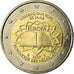 Netherlands, 2 Euro, Traité de Rome 50 ans, 2007, MS(65-70), Bi-Metallic