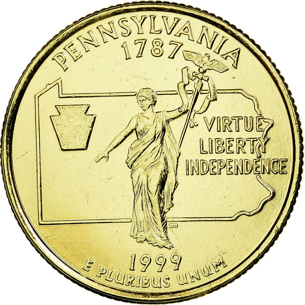 Munten, Verenigde Staten, Quarter, 1999, U.S. Mint, Denver, UNC-, Copper-Nickel