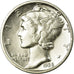 Coin, United States, Mercury Dime, Dime, 1938, U.S. Mint, San Francisco
