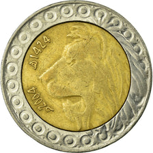 Coin, Algeria, 20 Dinars, 2004/AH1424, Algiers, EF(40-45), Bi-Metallic, KM:125