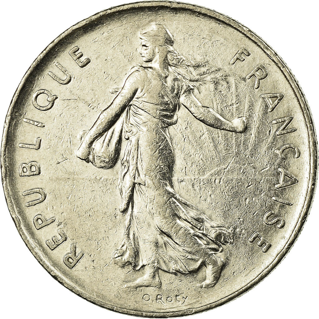 Coin, France, Semeuse, 5 Francs, 1974, Paris, VF(30-35), Nickel Clad