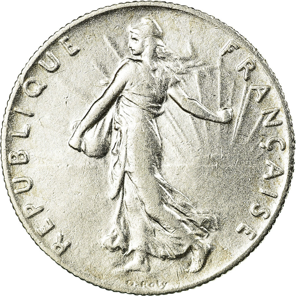 Coin, France, Semeuse, 50 Centimes, 1913, Paris, EF(40-45), Silver, KM:854