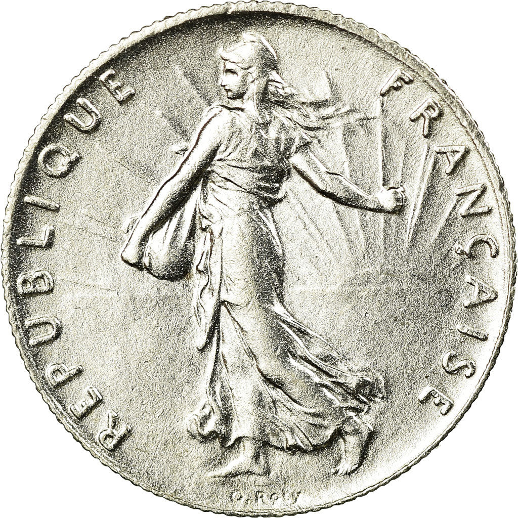 Coin, France, Semeuse, 50 Centimes, 1916, Paris, EF(40-45), Silver, KM:854