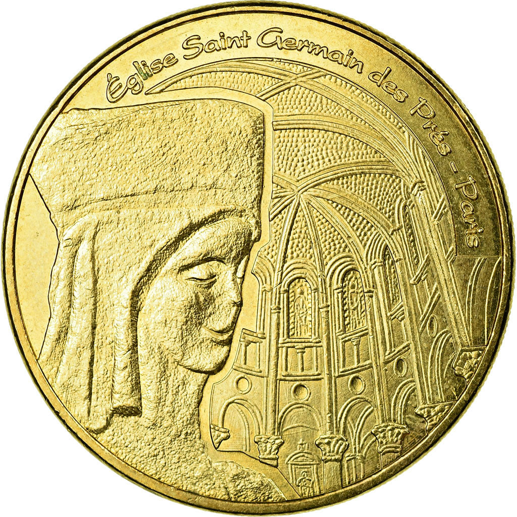 Francja, Token, Żeton turystyczny, Paris - Saint-Germain-des-Prés - Eglise