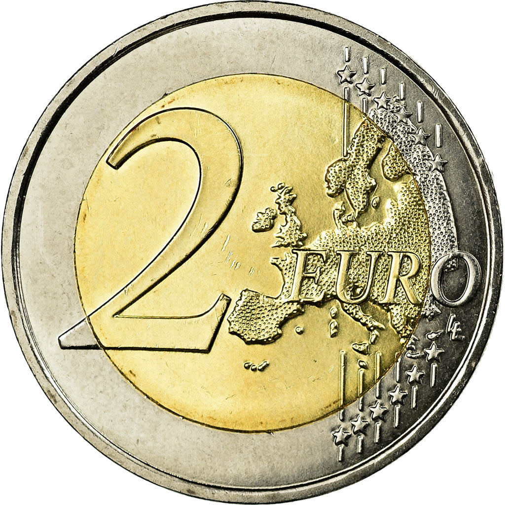 Frankreich, 2 Euro, D-Day, 2014, UNZ, Bi-Metallic