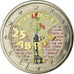 Portugal, 2 Euro, Revolution Oeillets, 2014, Colorised, AU(55-58), Bi-Metallic