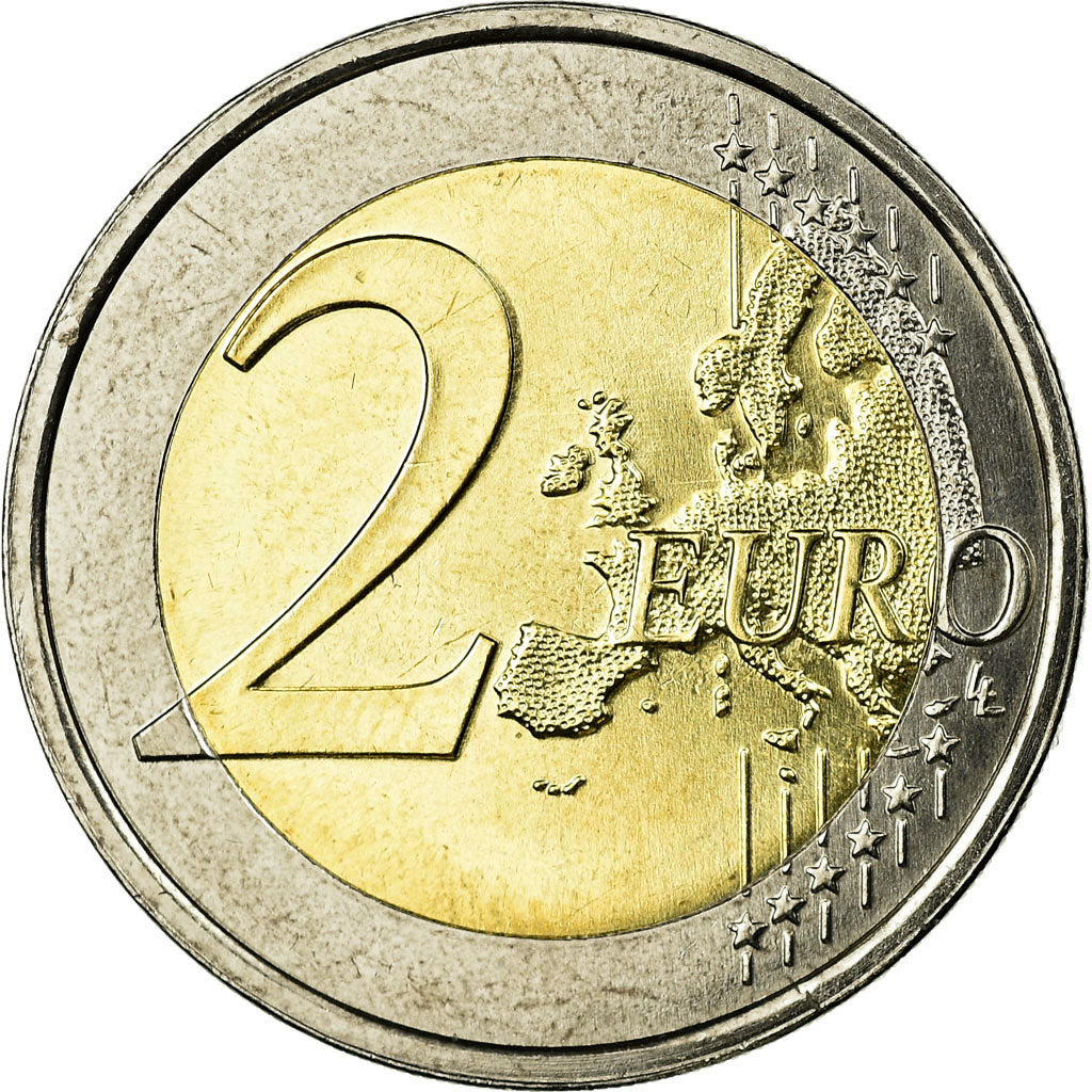 Portugal, 2 Euro, Revolution Oeillets, 2014, Colorised, AU(55-58), Bi-Metallic