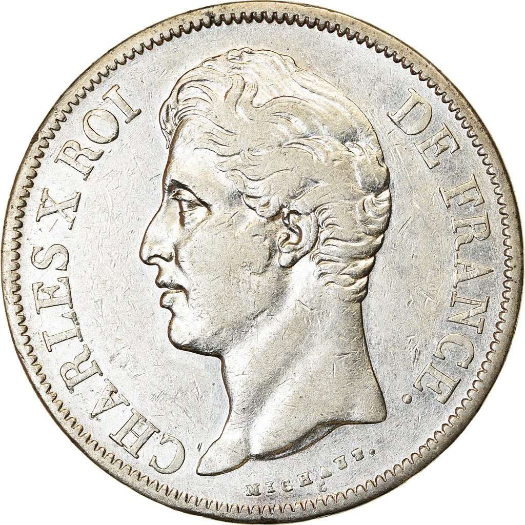 Coin, France, Charles X, 5 Francs, 1830, Paris, EF(40-45), Silver, KM:728.1