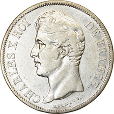 Coin, France, Charles X, 5 Francs, 1830, Paris, EF(40-45), Silver, KM:728.1