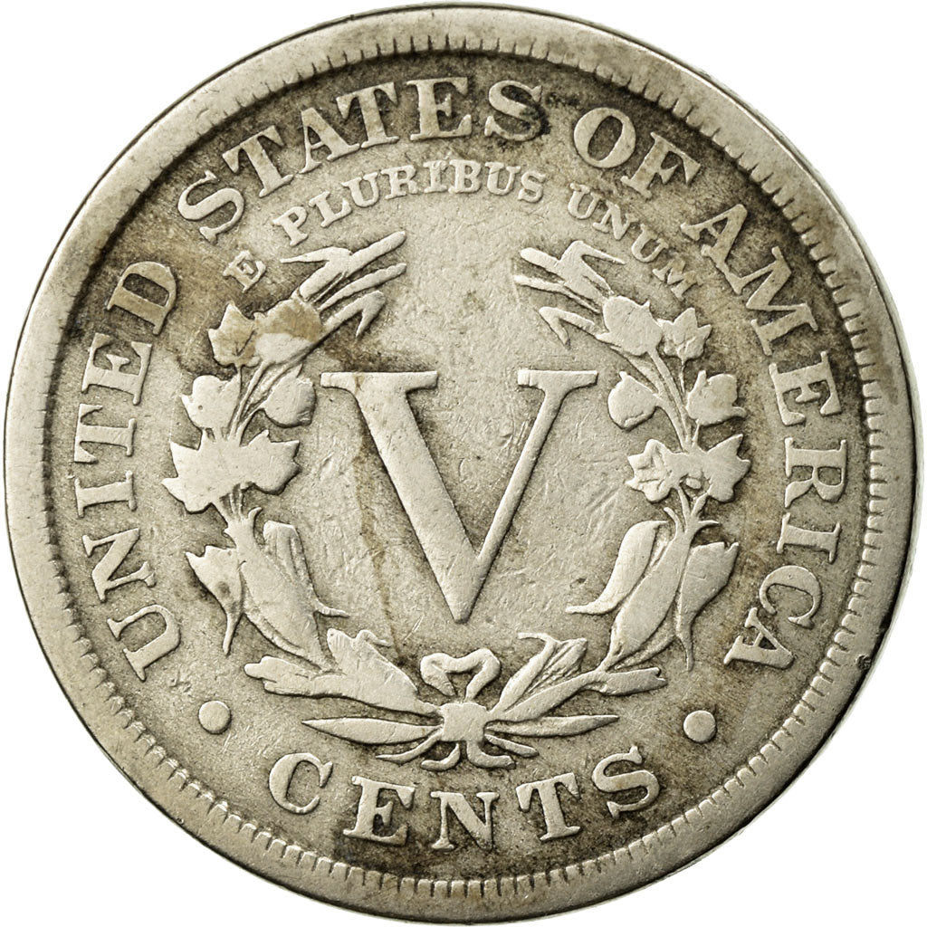 Moeda, Estados Unidos da América, Liberty Nickel, 5 Cents, 1898, U.S. Mint