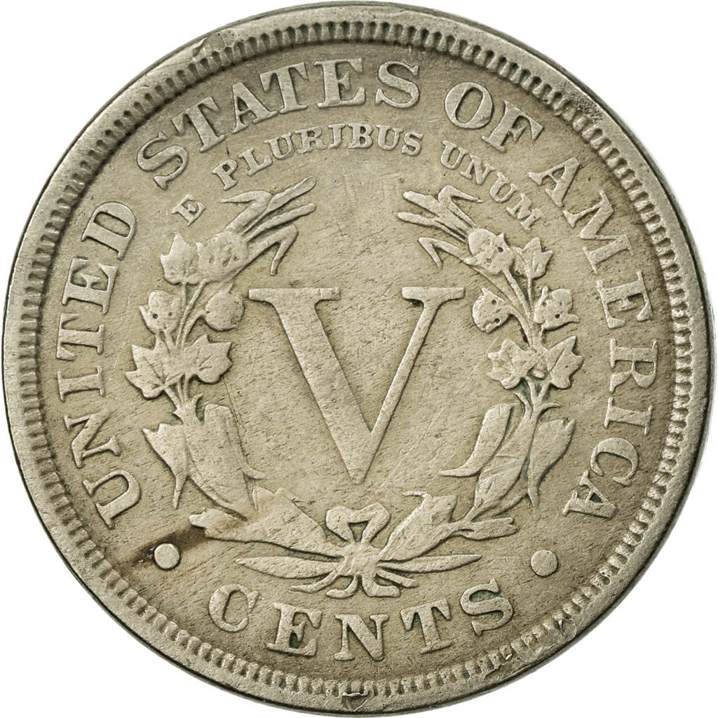 Monnaie, États-Unis, Liberty Nickel, 5 Cents, 1911, U.S. Mint, Philadelphie