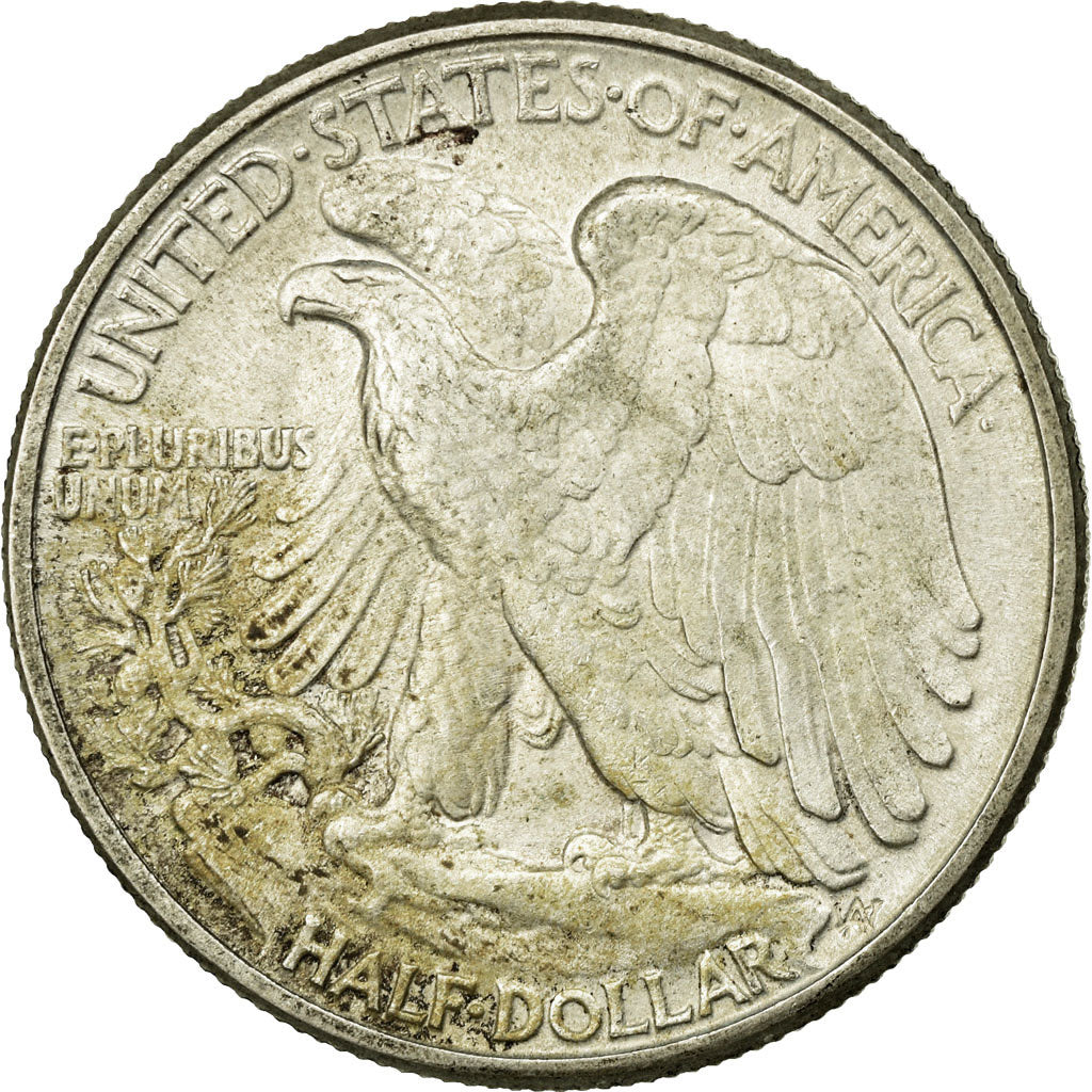 Coin, United States, Walking Liberty Half Dollar, Half Dollar, 1944, U.S. Mint