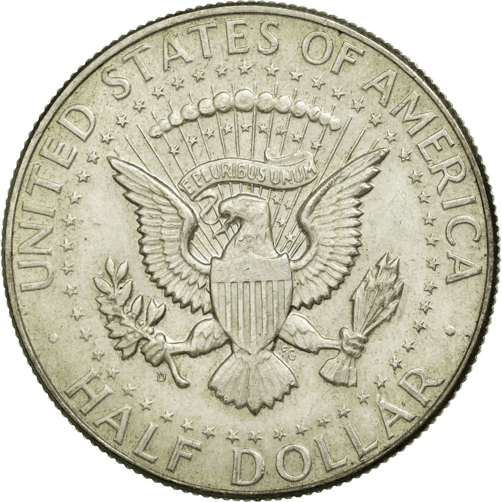 Coin, United States, Kennedy Half Dollar, Half Dollar, 1964, U.S. Mint