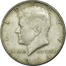 Coin, United States, Kennedy Half Dollar, Half Dollar, 1964, U.S. Mint