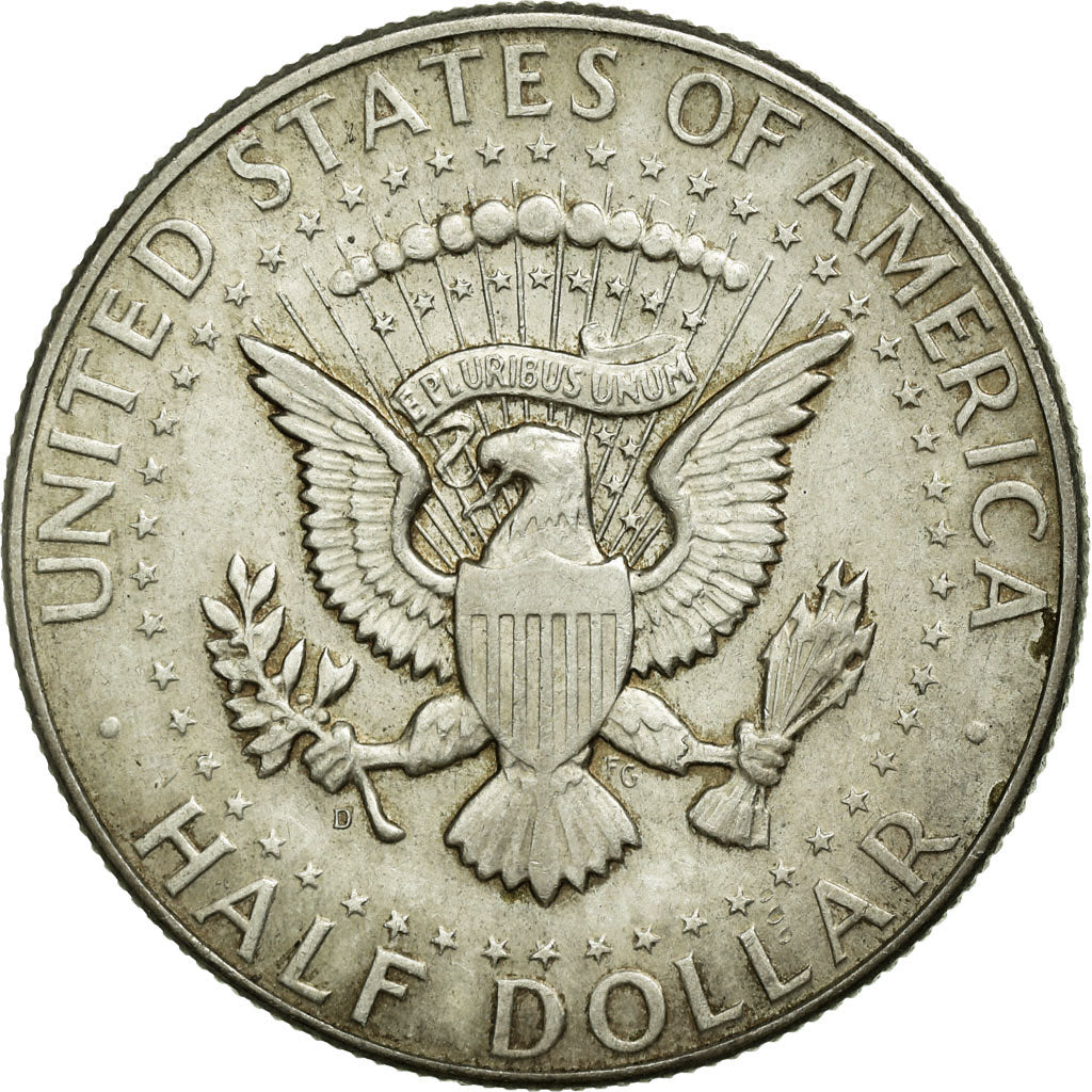 Coin, United States, Kennedy Half Dollar, Half Dollar, 1964, U.S. Mint