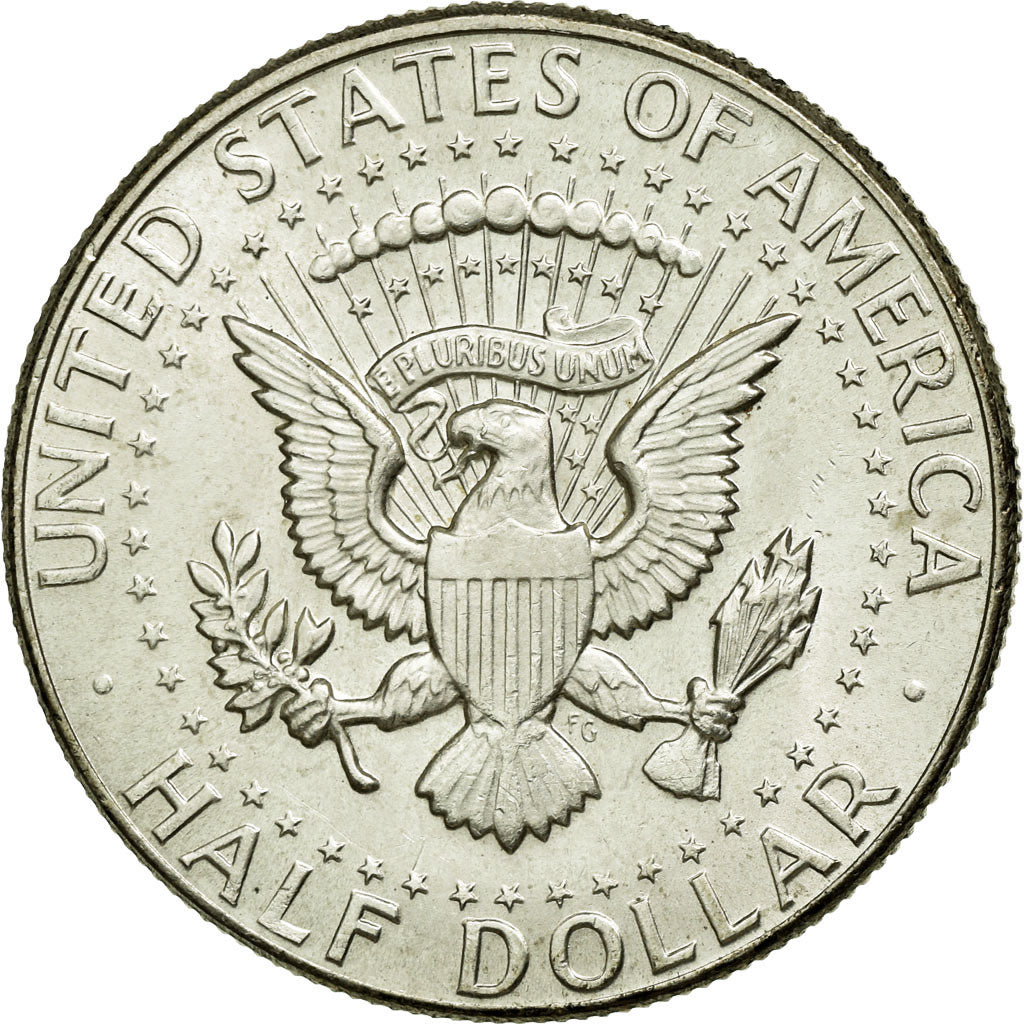 Coin, United States, Kennedy Half Dollar, Half Dollar, 1964, U.S. Mint
