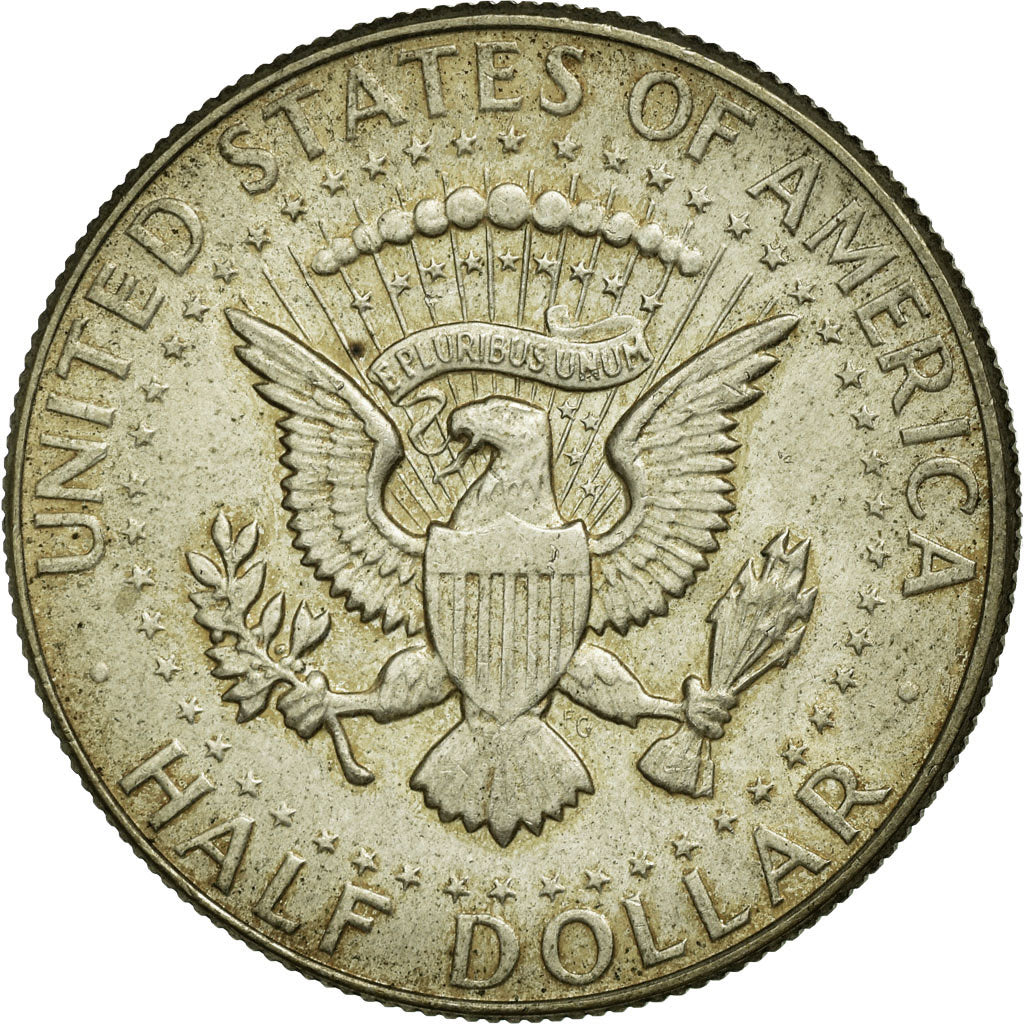 Coin, United States, Kennedy Half Dollar, Half Dollar, 1966, U.S. Mint