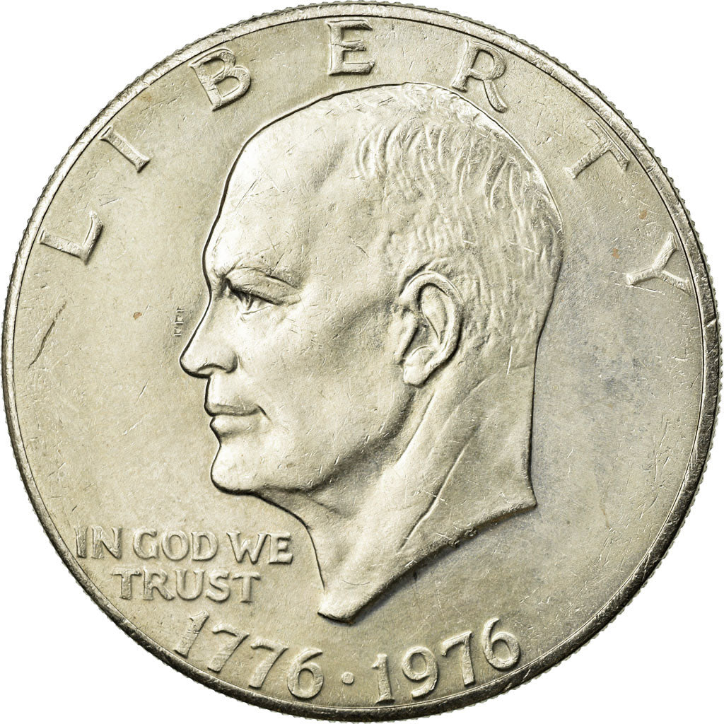 Coin, United States, Eisenhower Dollar, Dollar, 1976, U.S. Mint, Philadelphia