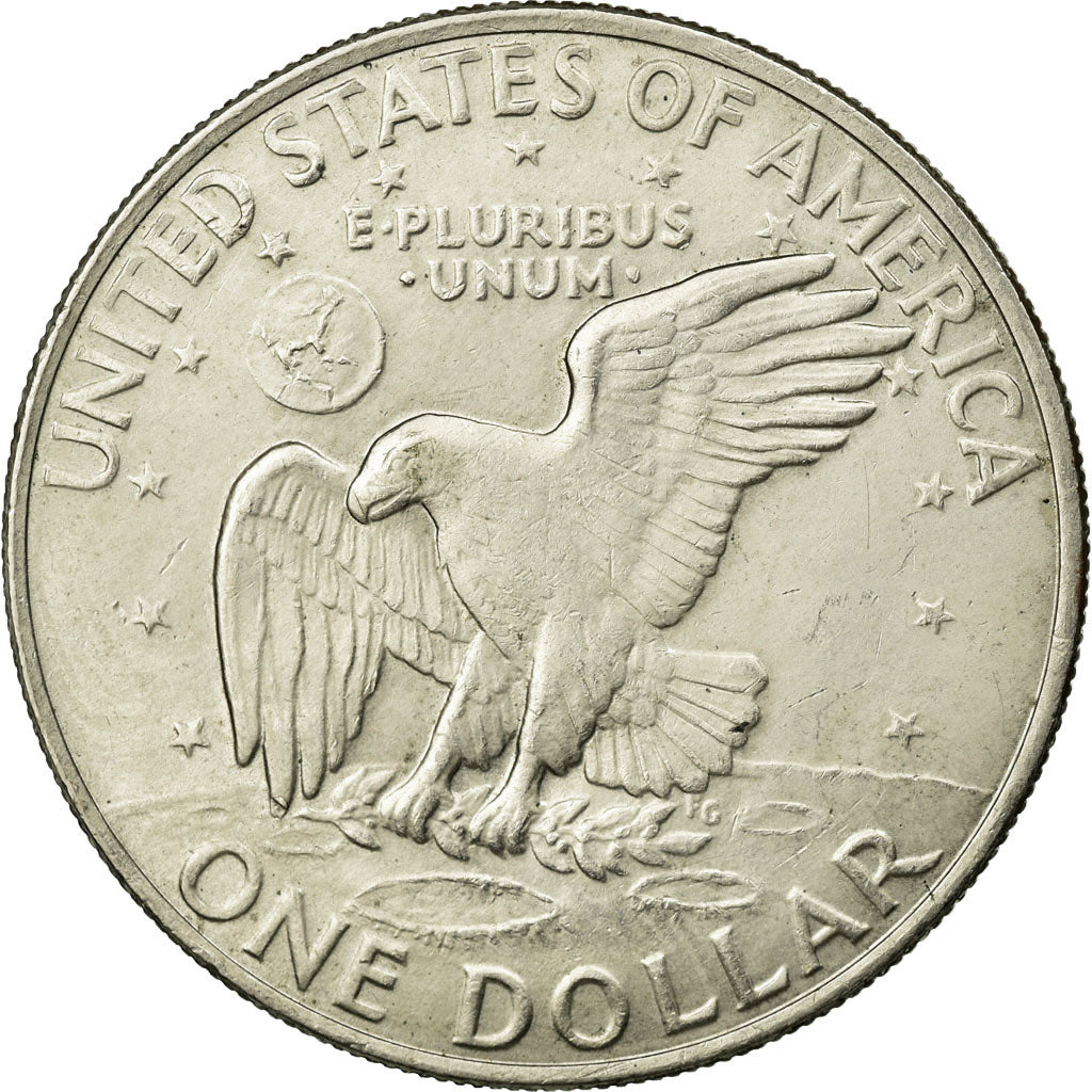 Coin, United States, Eisenhower Dollar, Dollar, 1972, U.S. Mint, Denver