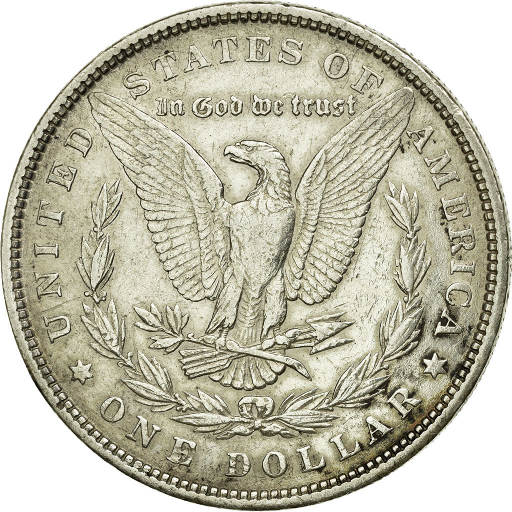Coin, United States, Morgan Dollar, Dollar, 1880, U.S. Mint, Philadelphia