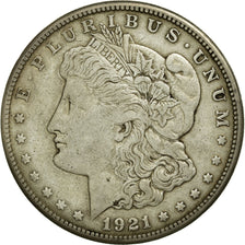 Coin, United States, Morgan Dollar, Dollar, 1921, U.S. Mint, San Francisco