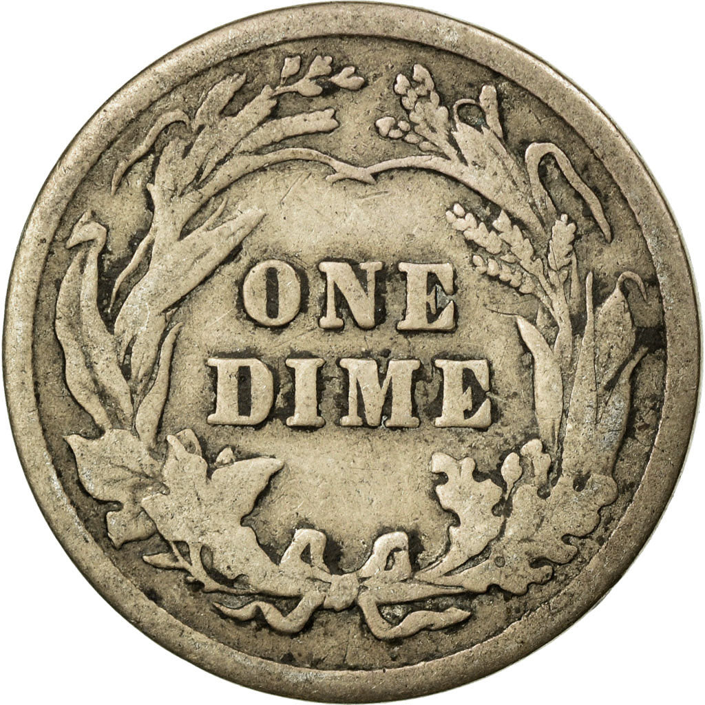 Munten, Verenigde Staten, Barber Dime, Dime, 1910, U.S. Mint, Philadelphia, ZG+