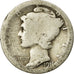 Coin, United States, Mercury Dime, Dime, 1916, U.S. Mint, Philadelphia