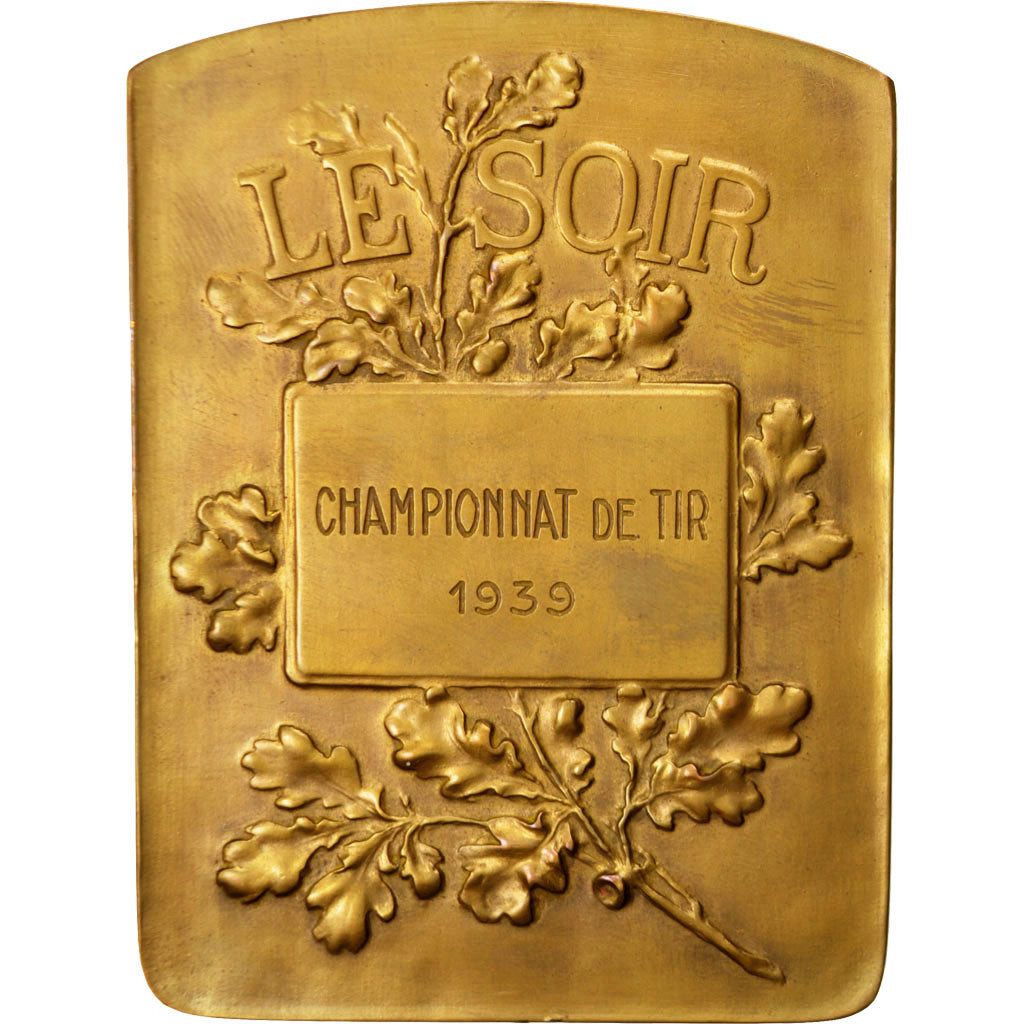 Le Soir, Championnat de Tir 1939, Médaille