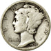 Moneta, Stati Uniti, Mercury Dime, Dime, 1939, U.S. Mint, Philadelphia, B+