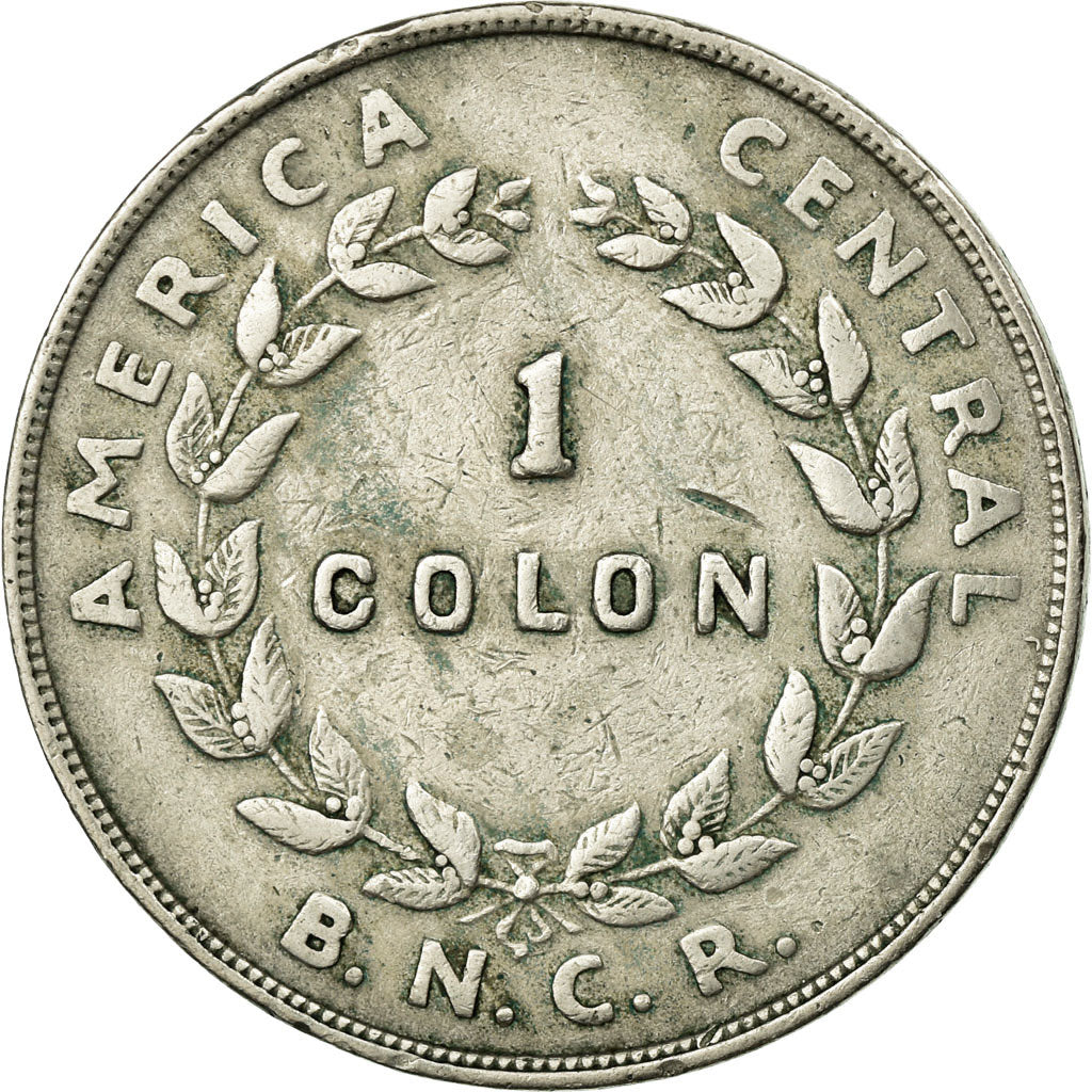 Coin, Costa Rica, Colon, 1948, VF(30-35), Copper-nickel, KM:177
