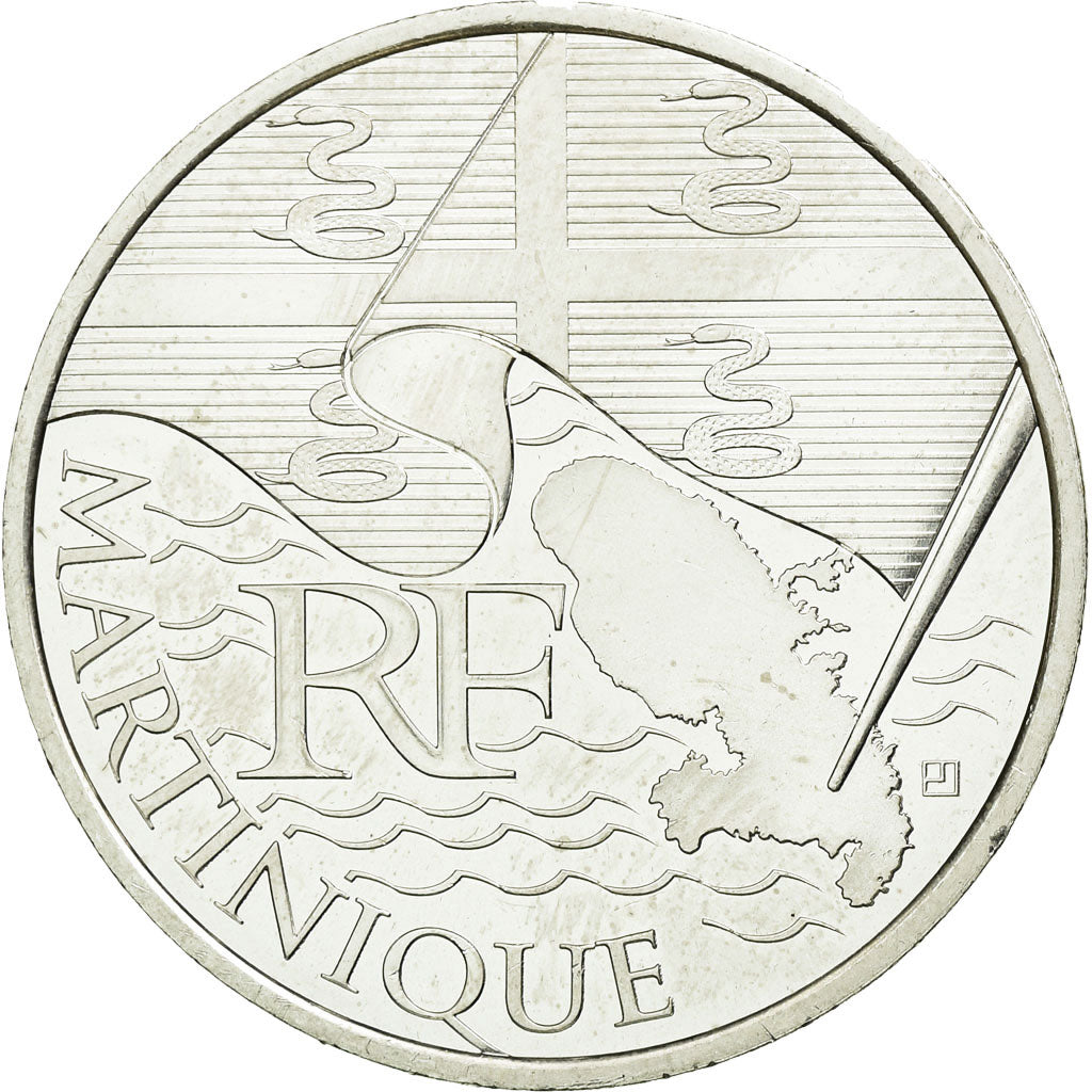 Coin, France, 10 Euro, 2010, MS(63), Silver, KM:1662