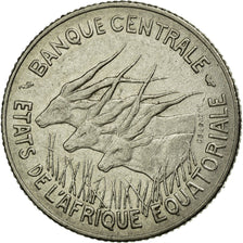 Coin, EQUATORIAL AFRICAN STATES, 100 Francs, 1966, Paris, EF(40-45), Nickel