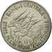 Coin, EQUATORIAL AFRICAN STATES, 100 Francs, 1966, Paris, EF(40-45), Nickel