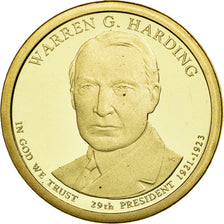 Coin, United States, Dollar, 2014, U.S. Mint, Warren G. Harding, MS(63)