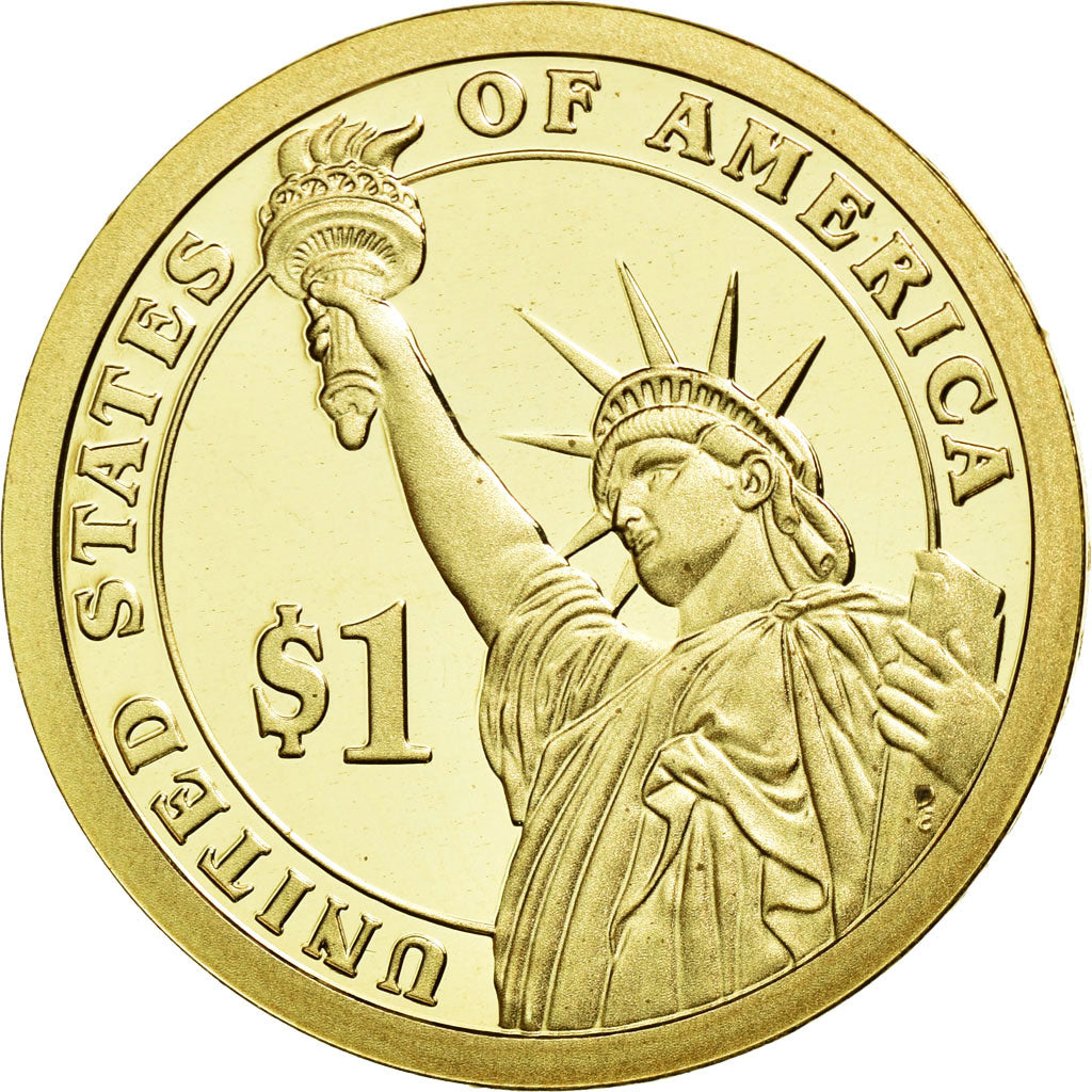 Coin, United States, Dollar, 2014, U.S. Mint, Warren G. Harding, MS(63)
