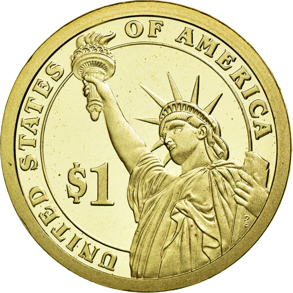 Coin, United States, Dollar, 2014, U.S. Mint, Franklin D. Roosevelt, MS(63)