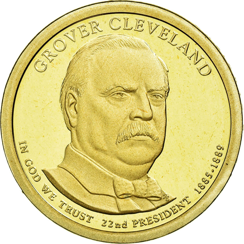 Coin, United States, Dollar, 2012, U.S. Mint, Grover Cleveland, MS(63)