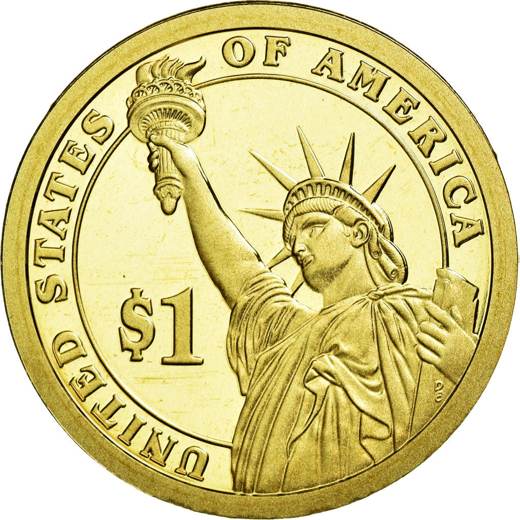 Coin, United States, Dollar, 2012, U.S. Mint, Grover Cleveland, MS(63)