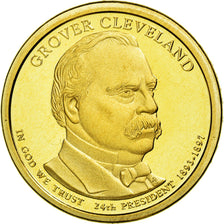 Coin, United States, Dollar, 2012, U.S. Mint, Grover Cleveland, MS(63)