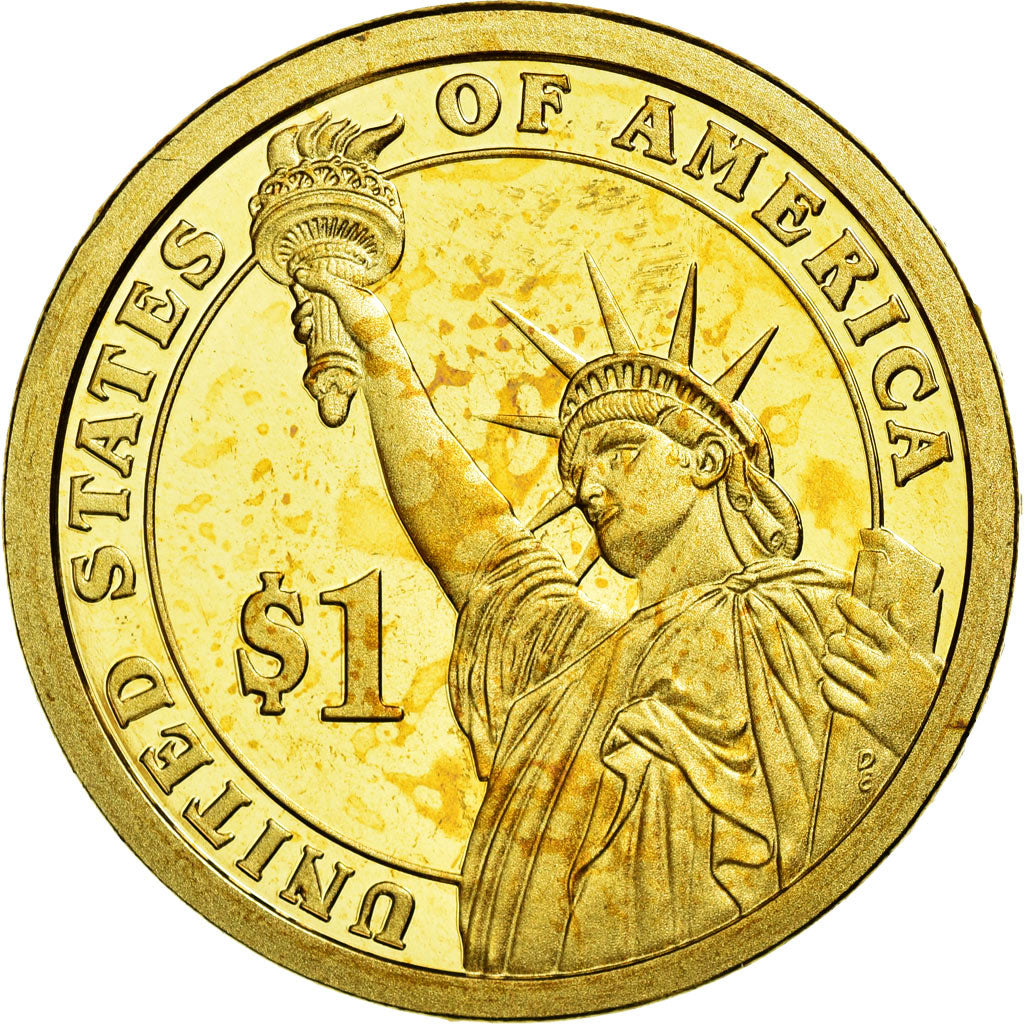 Coin, United States, Dollar, 2012, U.S. Mint, Grover Cleveland, MS(63)